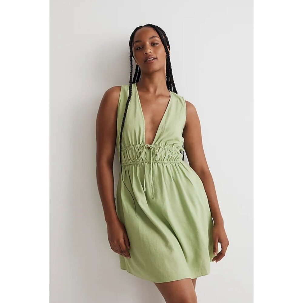 Madewell Light Green Mini Dress